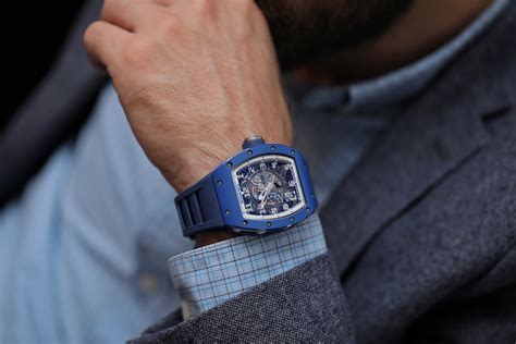 richard mille blauw|Don't get wound up by the new Richard Mille – RM030 Blue .